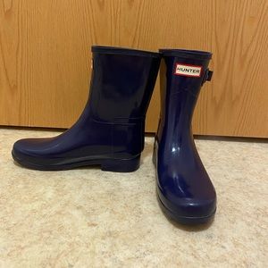Navy Hunter Rain Boots